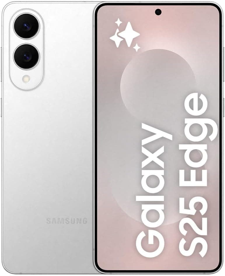 Samsung Galaxy S25 Edge 256GB | Smartphone com 12 GB RAM, câmara 200 MP, IA avançada e autonomia prolongada, versão Titanium Silver