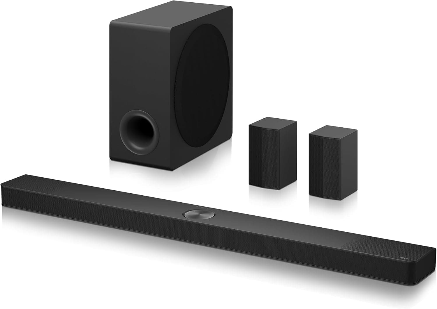 LG S90TR Barra de som inteligente, potência de 670 W e 7,1,3 canais, altifalantes traseiros duplos sem fios, 3 altifalantes verticais, som de envoltório Dolby Atmos e DTS: X, Hi-Res de 24 bits/90TR