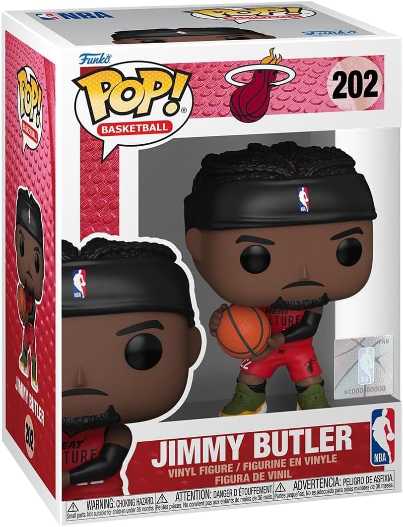 Funko Pop! NBA: Heat - Jimmy Butler - (City Edition 24) - Figura de vinil colecionável - ideia de presente - Mercadoria oficial