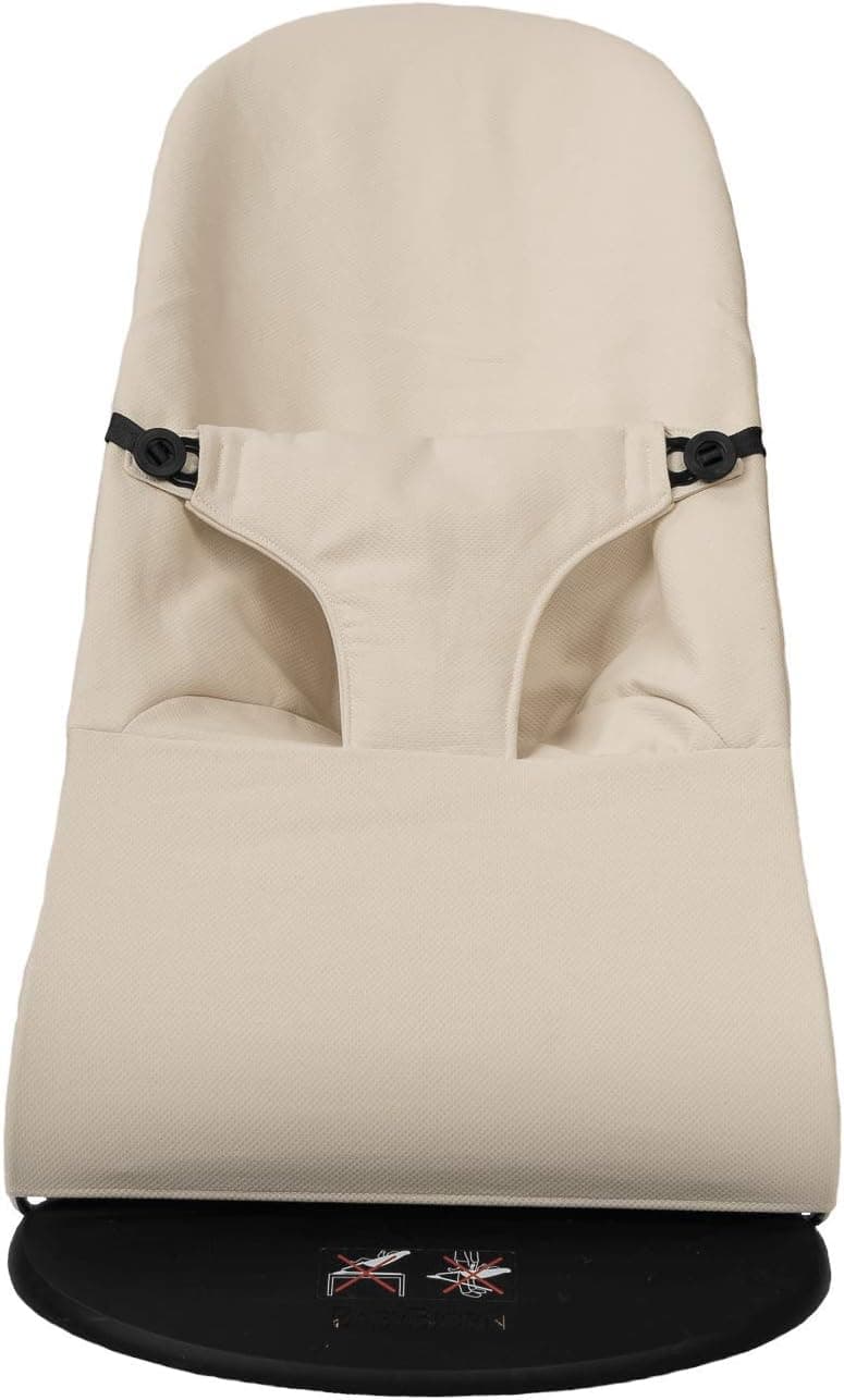 Capa para rede BabyBjörn Balance Soft (SUSTITUYE tapeçaria original), hipoalergénica, hipermacia, respirável. (Piqué bege)..