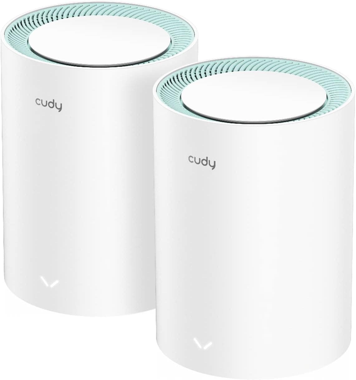 Cudy AC1200 Gigabit Sistema Wi-Fi de malha completa, banda dupla, extensor WiFi, portas Gigabit, antena de alto ganho, VPN, Cloudflare, conecta até 100 dispositivos, M1300, 2 unidades 
