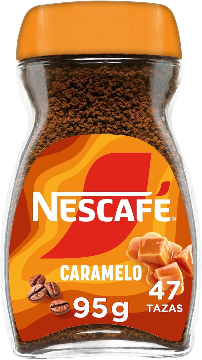 Nescafé Classic Caramel | Café solúvel com sabor a caramelo, 95 g