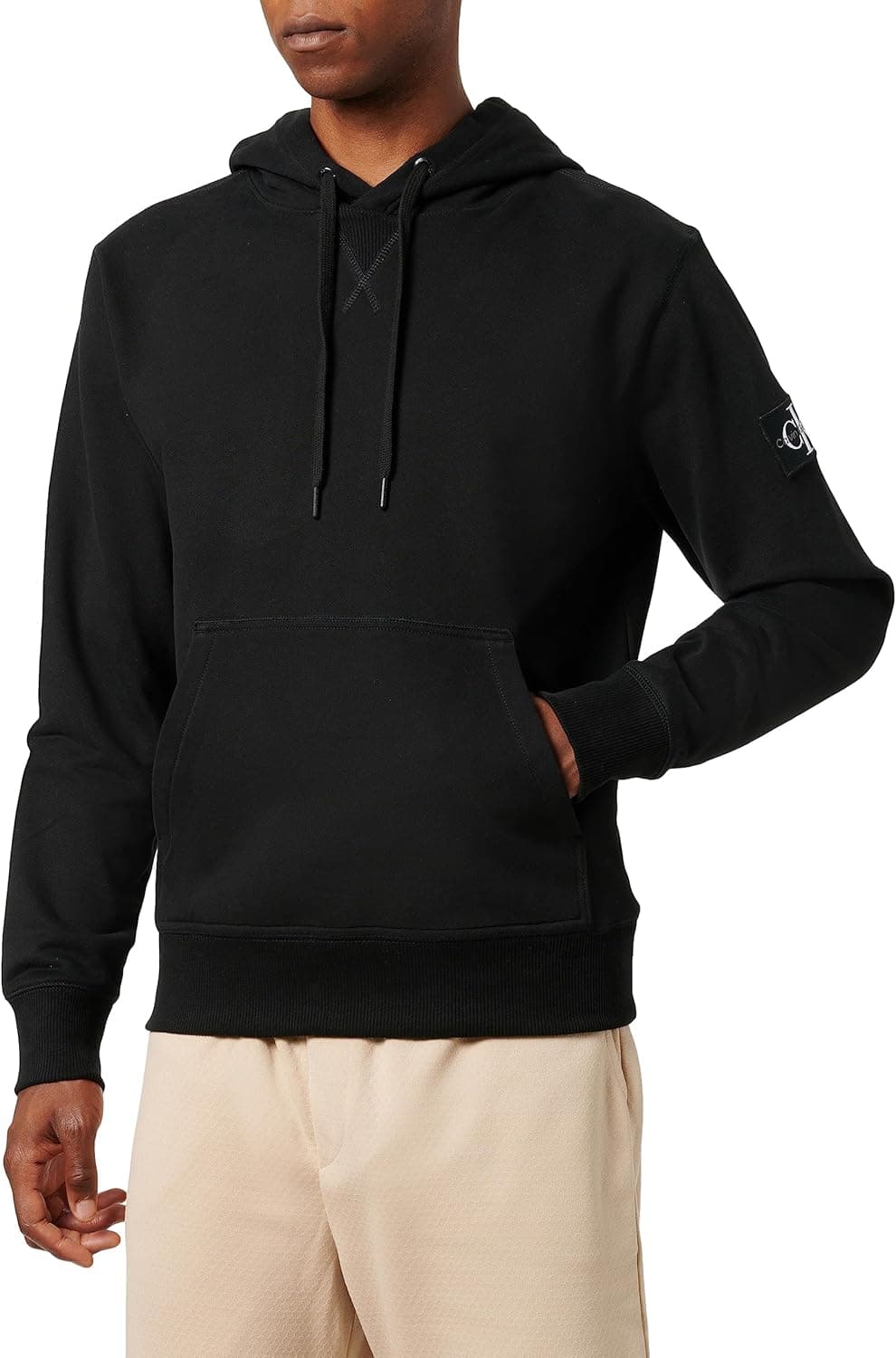 Calvin Klein Hoodie Badge Camisola com capuz para homem