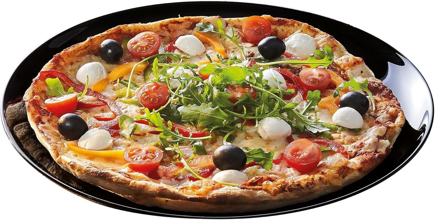 Luminarc Friends Time prato pizza vidro 32 cm, preto