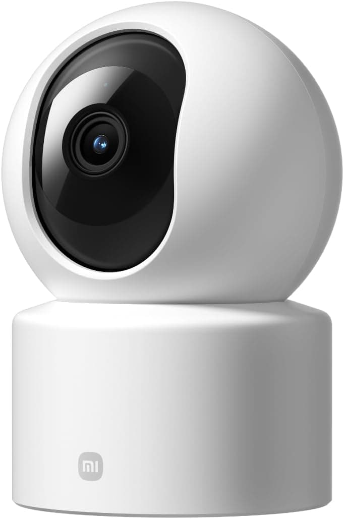 Xiaomi Smart Camera C301 - Câmara de vigilância com resolução 2K 2304p (3MP), 360°, visão noturna, deteção de movimento com IA, suporta cartão SD, branc