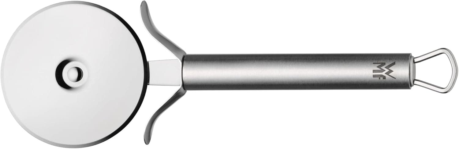 WMF Profi Plus Cortador de pizza de aço inoxidável de 19,8 cm, parcialmente mate, adequado para máquina de lavar louça