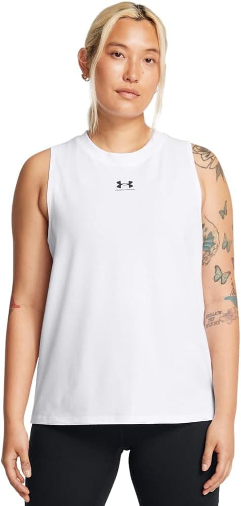 Under Armour UA Rival Muscle T-shirt sem mangas para mulher
