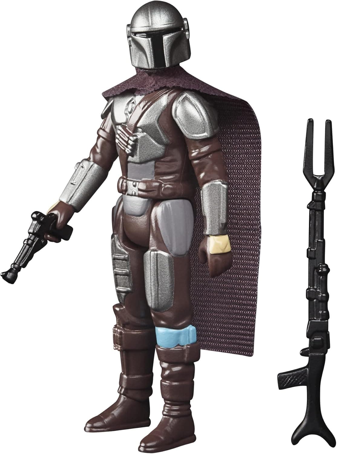 Star Wars Hasbro Coleção retro - brinquedo The Mandalorian (Beskar) em escala de 9,5 cm The Mandalorian figura de coleção e acessórios