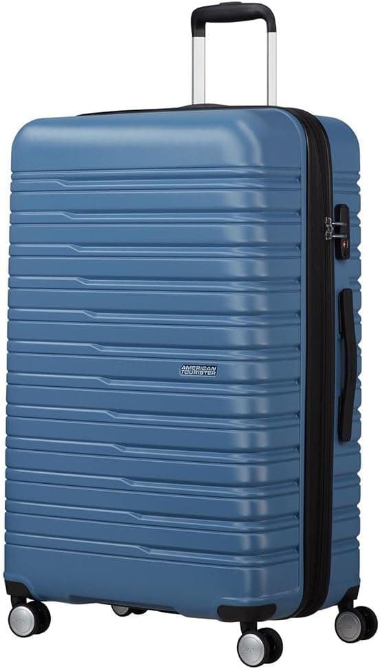 American Tourister Flashline Spinner L | Mala rígida azul 78 cm com capacidade de 100 a 109 L