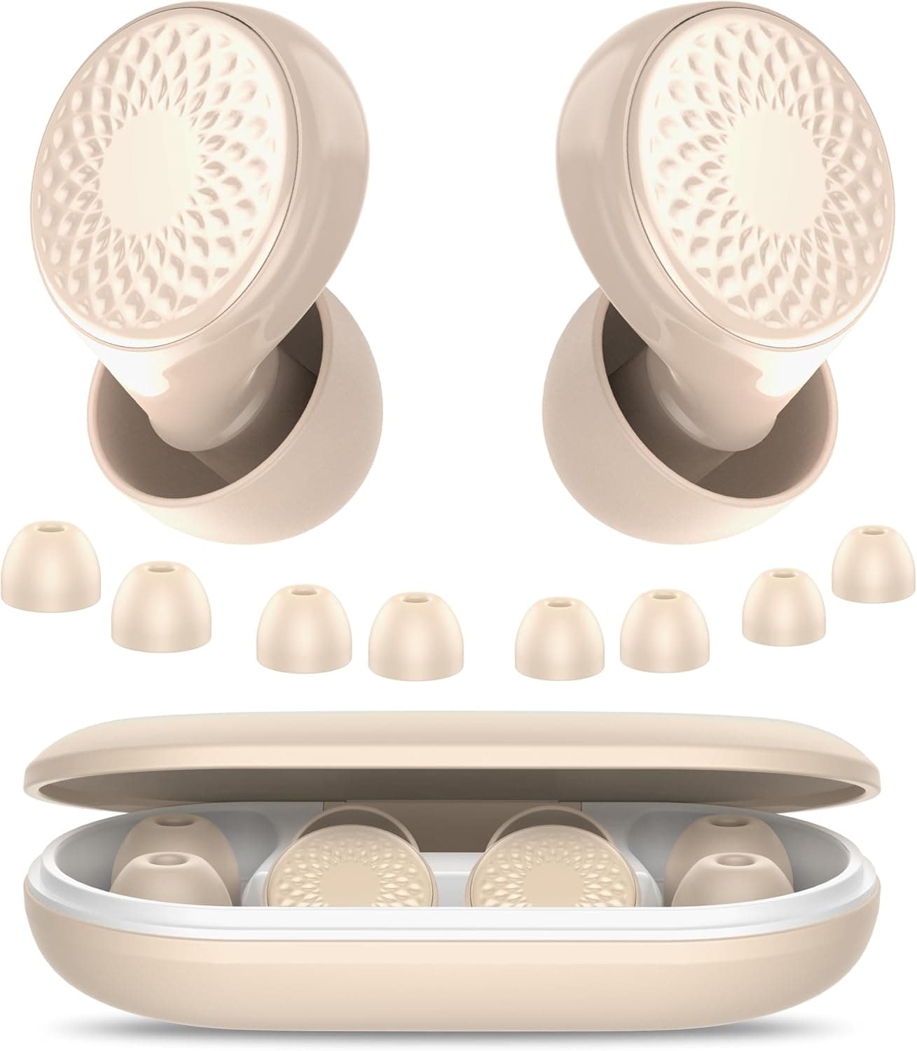 Tampões ouvidos ruído dormir, - 45 dB silicone tampões ouvidos cancelamento de ruído, suave e confortável, ideais para concertos, viagens, trabalho e concentração com 8 reutilizáveis tampões ouvidos