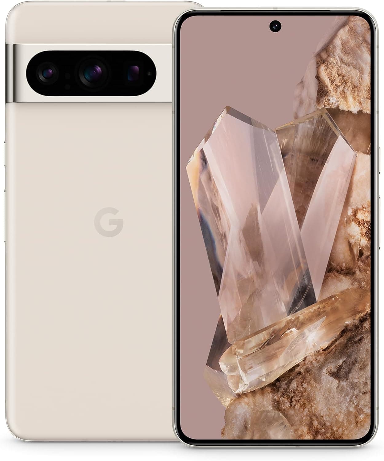 Google Pixel 8 Pro - Smartphone Android livre com lente teleobjetiva, bateria com autonomia de 24 horas e ecrã super atual, Porcelana, 256 GB