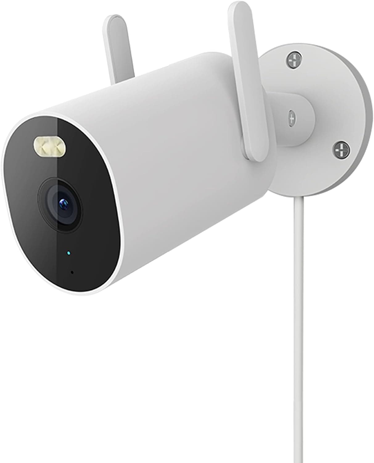 Xiaomi Outdoor Camera AW300 Câmara exterior com resolução 1296p, IP66, detecção de movimento, fotografia Time-Lapse, branco
