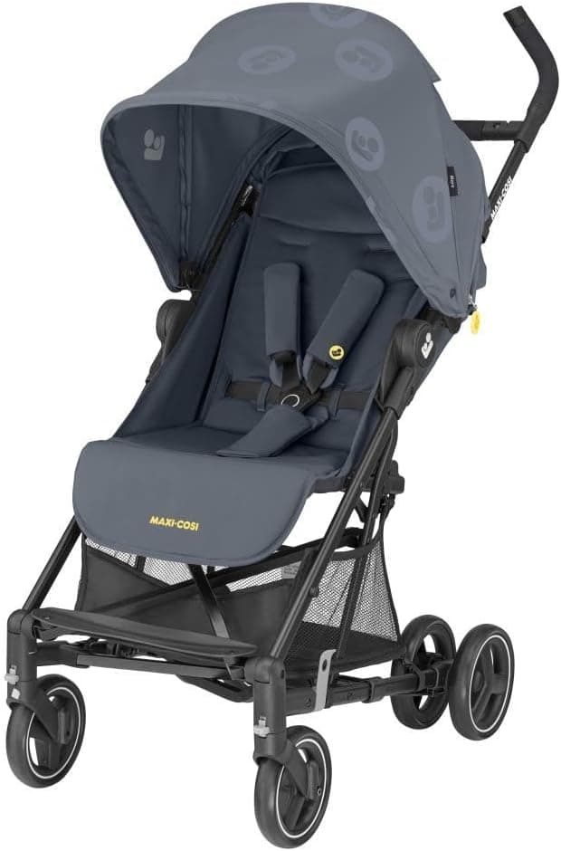 Maxi-Cosi Mara carrinho de passeio leve e compacto, reclinável até a posição de dormir, assento espaçoso e confortável, dobrável com uma mão, carrinho de 0 meses a 22 kg, cor gráfica