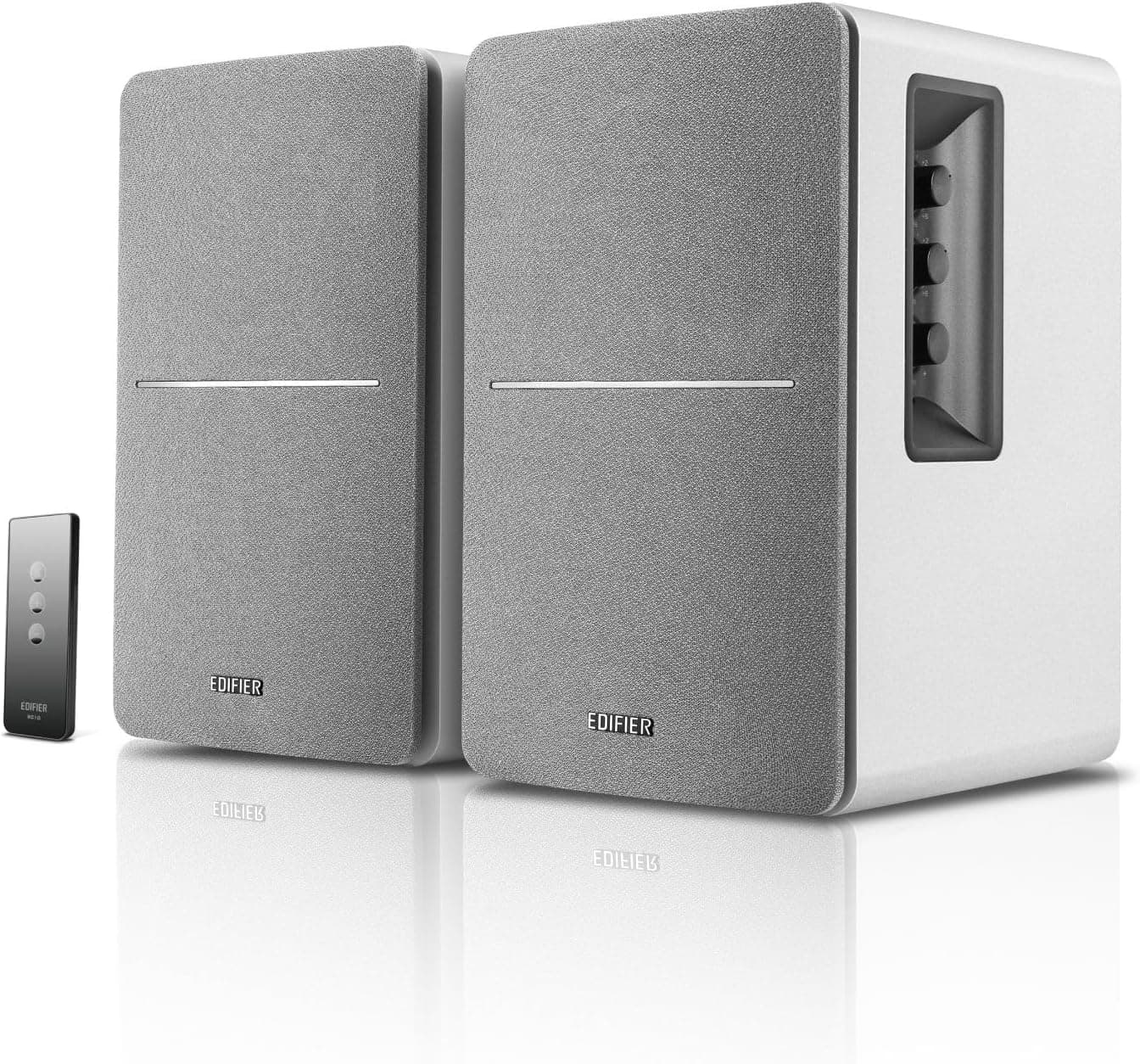 Edifier Studio R1280T | Colunas de estante ativas 2.0 brancas sem Bluetooth