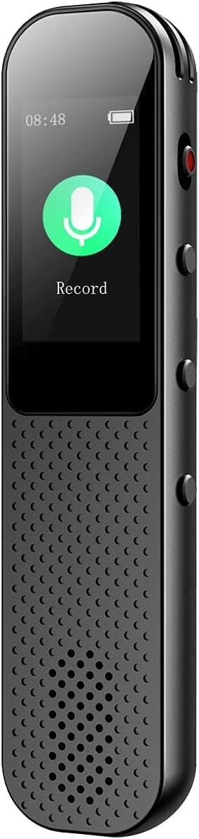 Gravador de voz digital de 128 GB: gravador digital compacto - gravador digital de tipo C usado para cursos conferências etc - IHOUONE