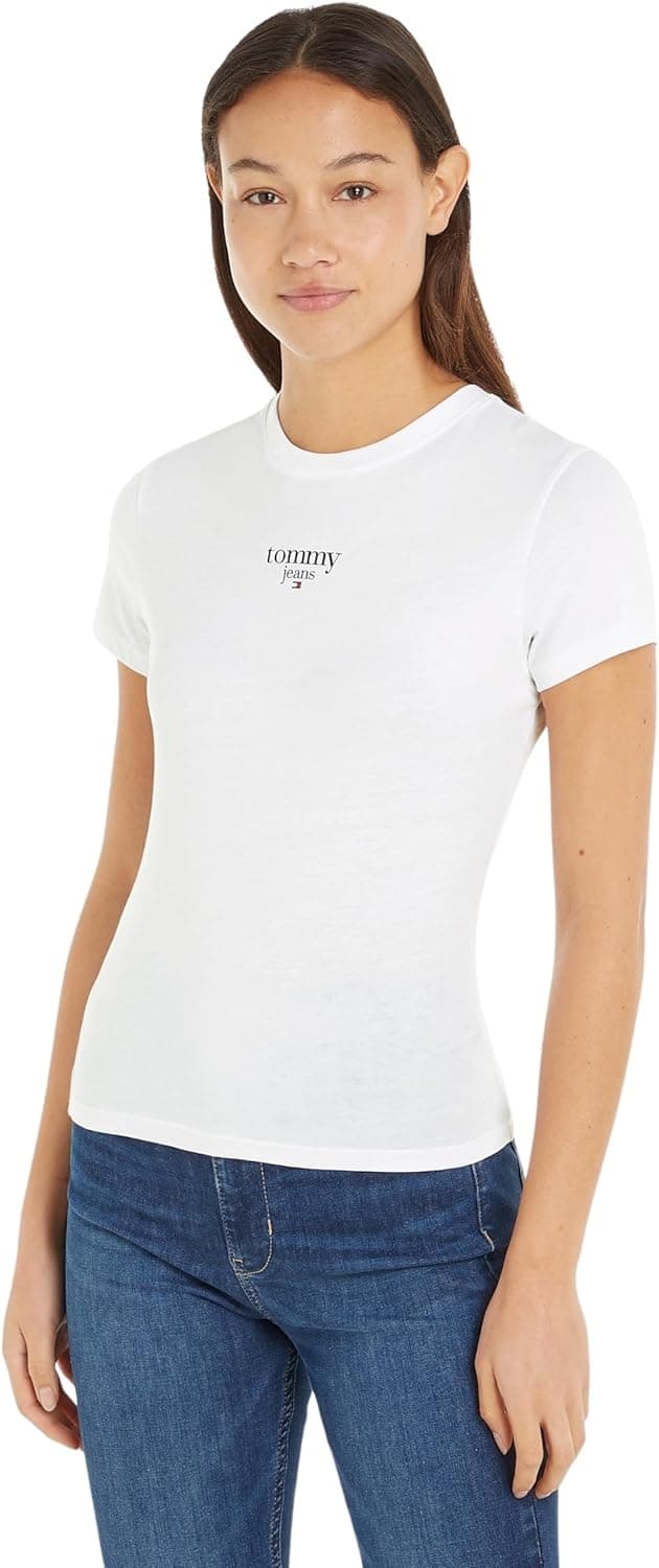 Tommy Jeans T-shirt slim para mulher 