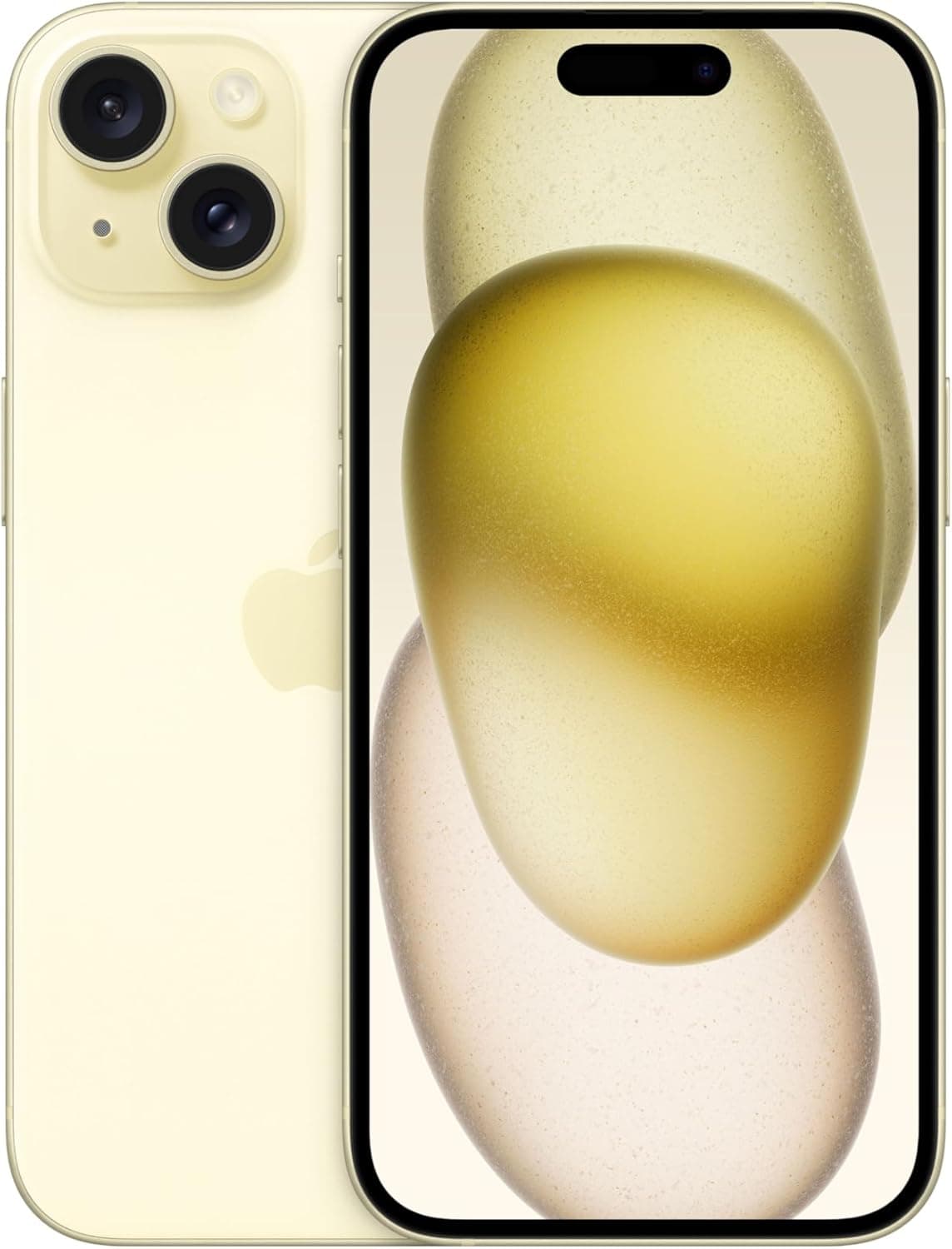 Apple iPhone 15 (128 GB) - em amarelo