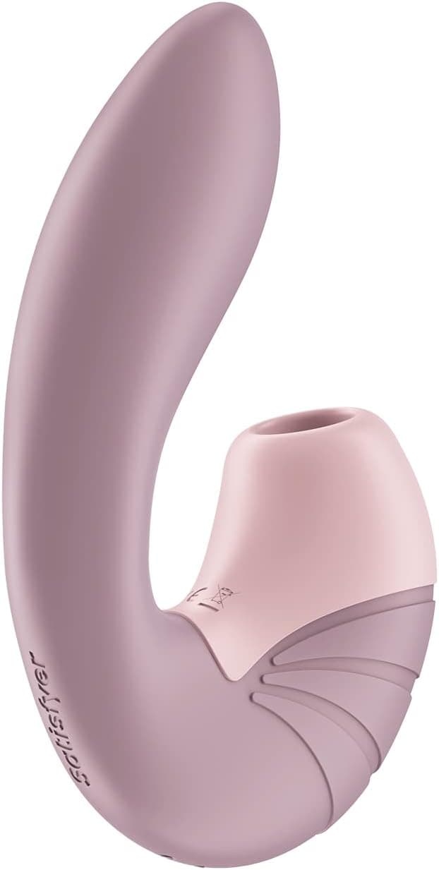Satisfyer, Vibrador por ondas de pressão, Supernova, 18 cm, ajustável de forma flexível, resistente à água (IPX7), ondas de pressão e vibração, cor: nude