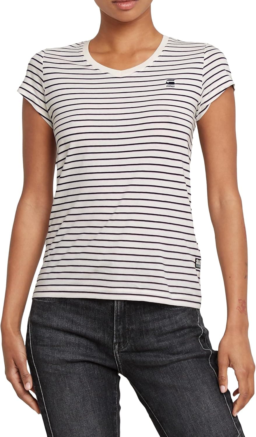 G-STAR Mulher Eyben Slim Top Com Decote Em V 2.0
