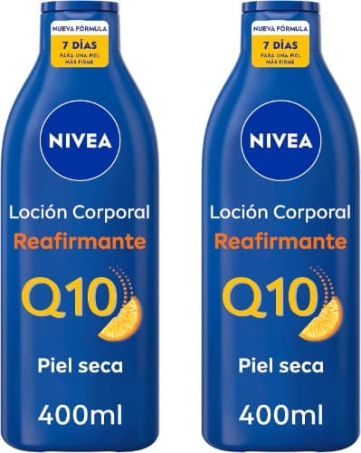 NIVEA Q10 Body Milk Reafirmante, 400 ml x 2