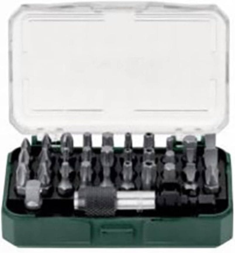 Metabo Bit Box LC 32 peças | Conjunto de pontas com adaptadores e suporte magnético