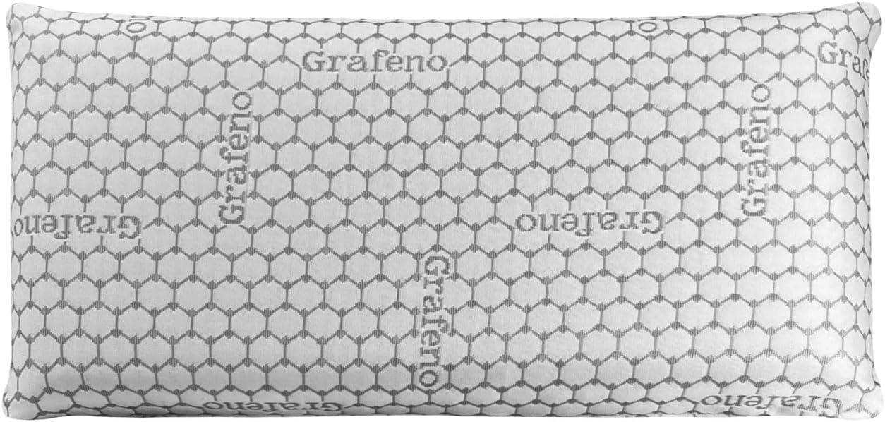 Duérmete Online Almofada viscoelástico de carbono Plus | máximo conforto e excelente adaptação, 70 x 40 cm, espuma, branco, 1 unidade (embalagem de 1)