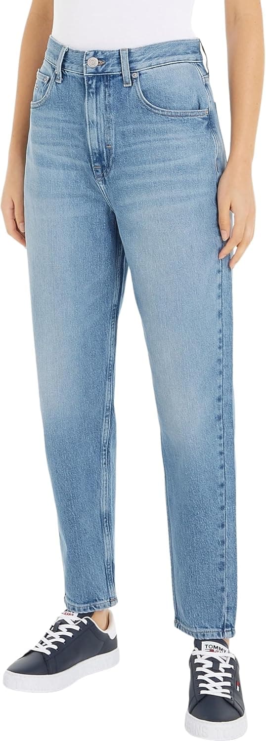 Tommy Jeans Calças de ganga Mom-Fit ultra de tamanho alto para mulher