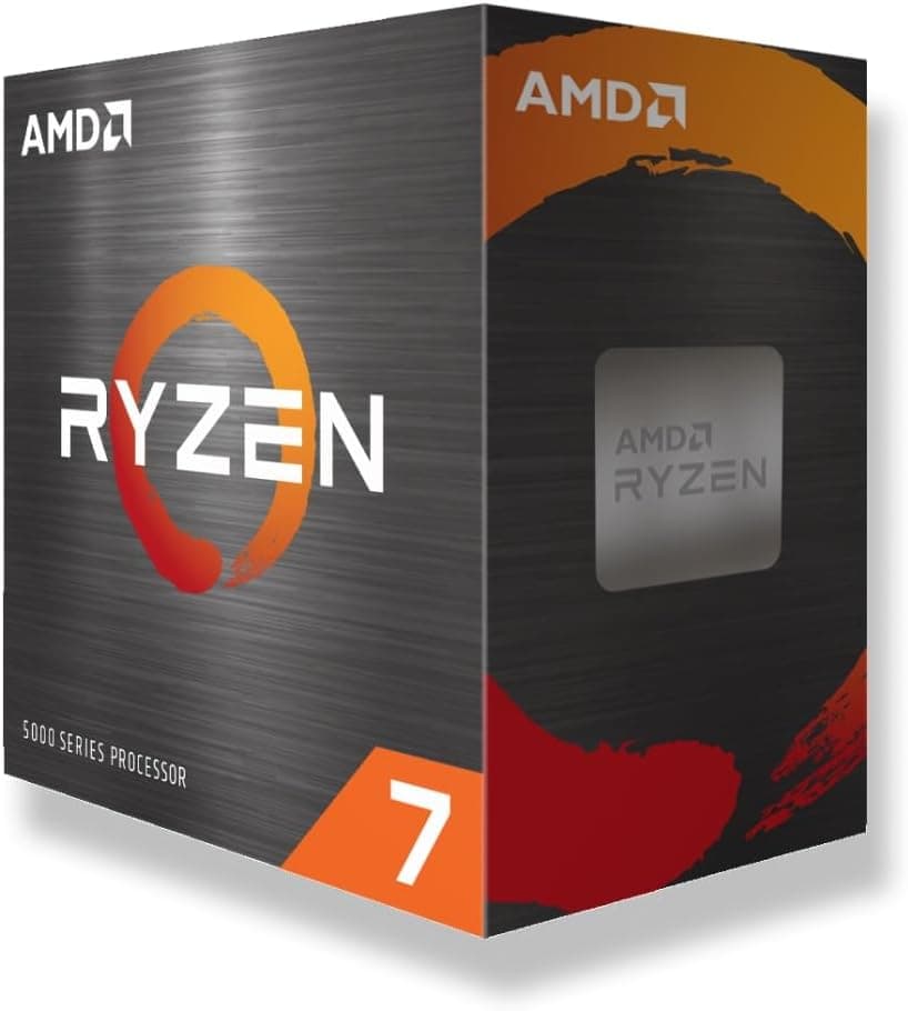 AMD Ryzen 7 5800 XT Processador (8 núcleos/16 Threads, 105 W DTP, Socket AM4, Cache de 36 MB, relógio de aumento máximo. até 4,8 GHz, com ventilador Wraith Prism Cooler)
