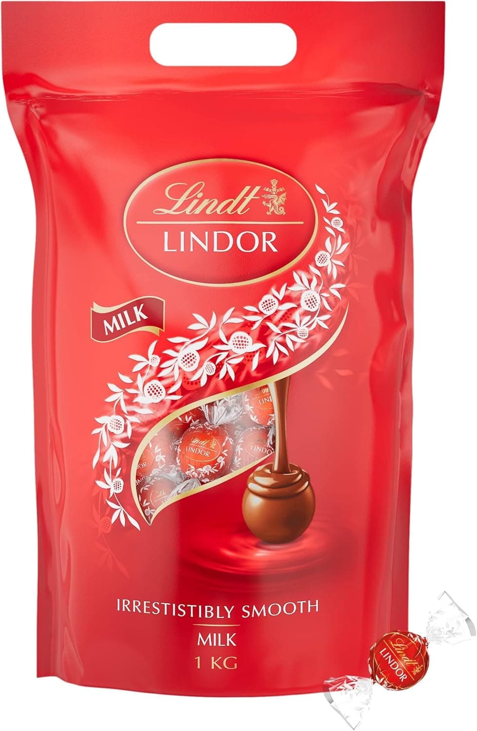 Lindt Lindo bombons de chocolate com leite - cerca de 80 bolas, 1 kg - bombom de chocolate com recheio de chocolate cremoso perfeito para partilhar e oferecer
