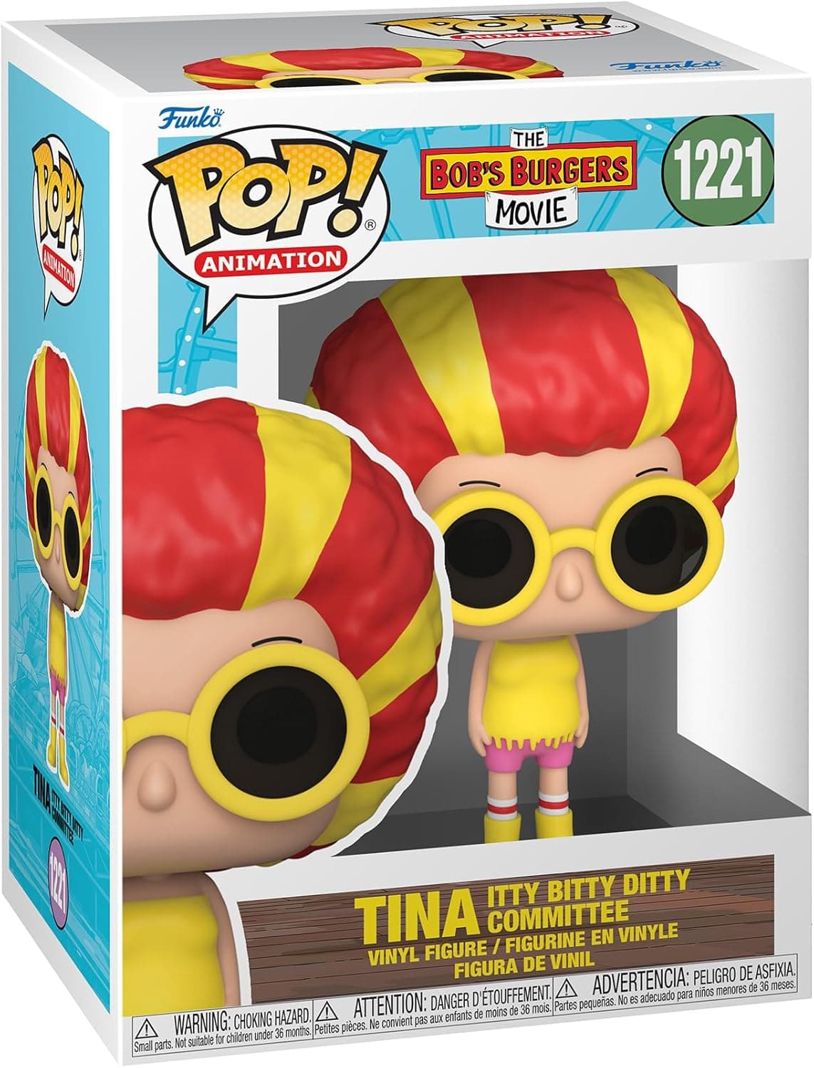 Funko POP! Animation: Bobs Burgers - Band Tina Belcher - Bob's Burgers - Figuras em miniatura colecionáveis para exposição - ideia de presente - Mercadoria oficial - brinquedos para crianças e adultos