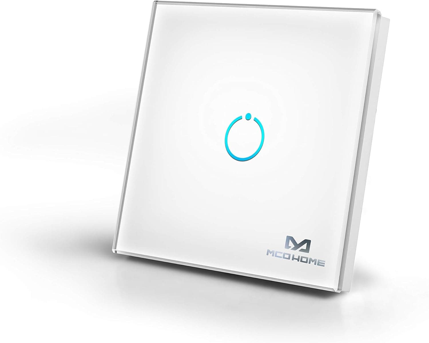 MCO Home MH-S411 | Interruptor de parede em vidro com relé e controlo de cena, 230 V, branco