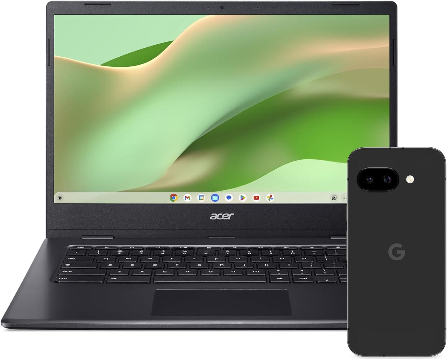 Google Pixel 9a – Smartphone Android livre com câmara com IA, bateria para o dia todo e poderosas funcionalidades de segurança – Obsidiana, 256 GB Acer Chromebook 314