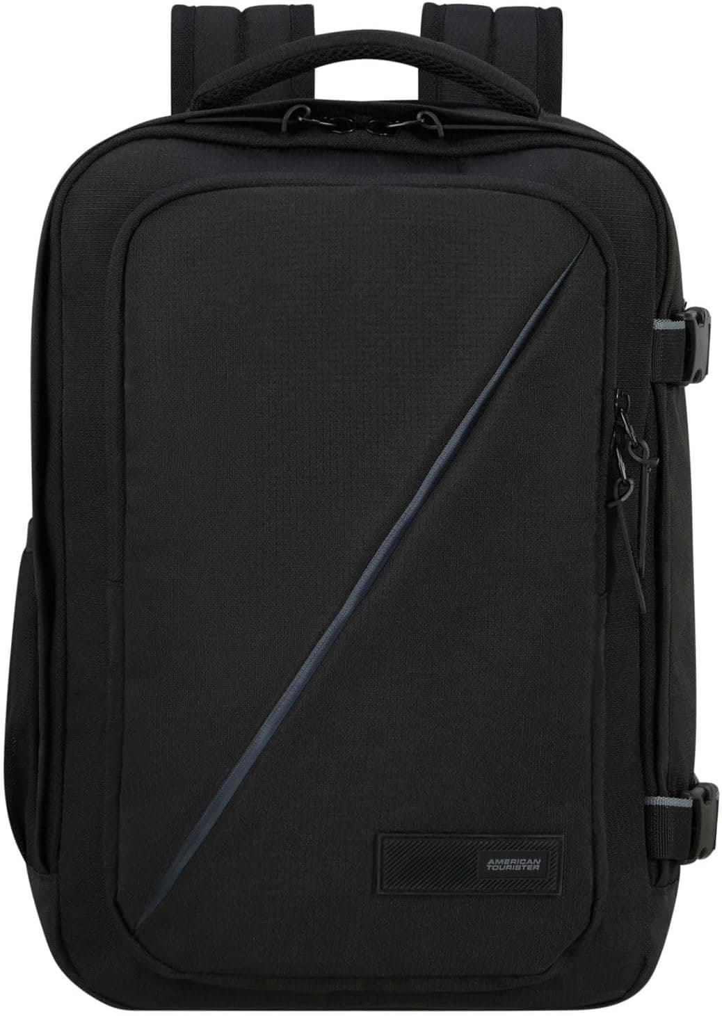 American Tourister Take2Cabin mochila de cabina Ryanair – 23 L, leve, compartimentos organizados – unissexo, preto