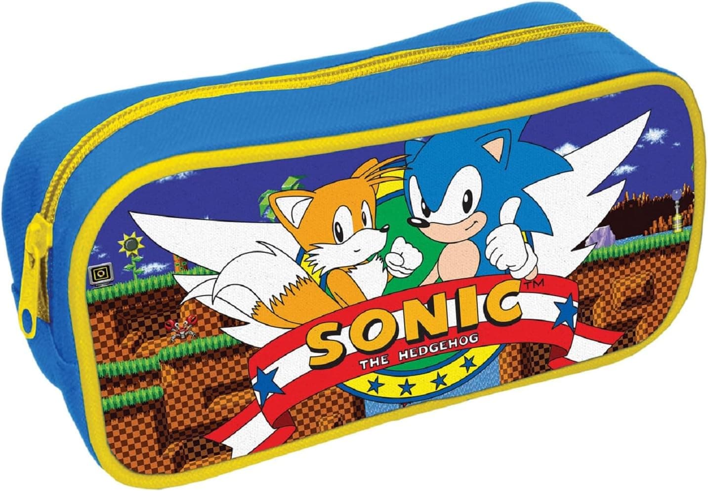 Pyramid International Sonic The Hedgehog - Estojo retangular com fecho de correr