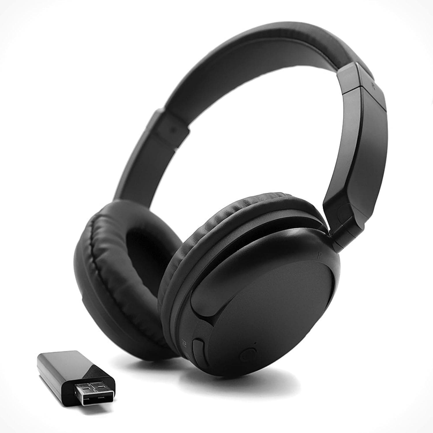 Auriculares Bluetooth sem fios com rádio Fm, auriculares sem fios sobre a orelha para TV, computador e telefone, sem atraso de áudio, auriculares sem fio, design ultraleve para