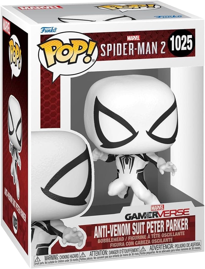 Funko Pop! Games: SM2VG - Anti-Venom Peter - Spider-Man 2 Video Game - Figura de vinil colecionável