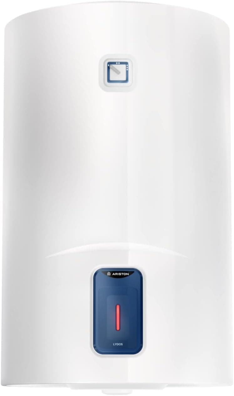 Ariston Lydos R - Aquecedor de água elétrico de 50 litros, aquecedor de água elétrico vertical com regulação exterior + titânio em depósito de 48x45x56,8, instalação de aquecedores em Espanha, gama de eficiência C (A+/F)