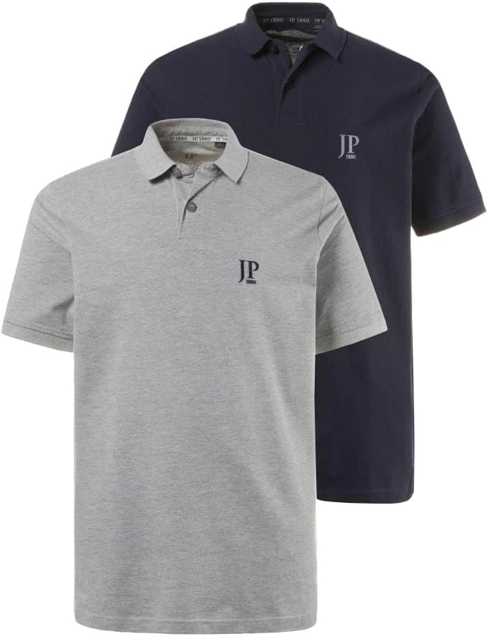 JP 1880 Polos para homem, pack de 2
