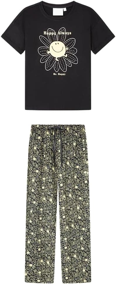 Women'secret Long Pyjama Multilicense | Pijama comprido estampado para mulher