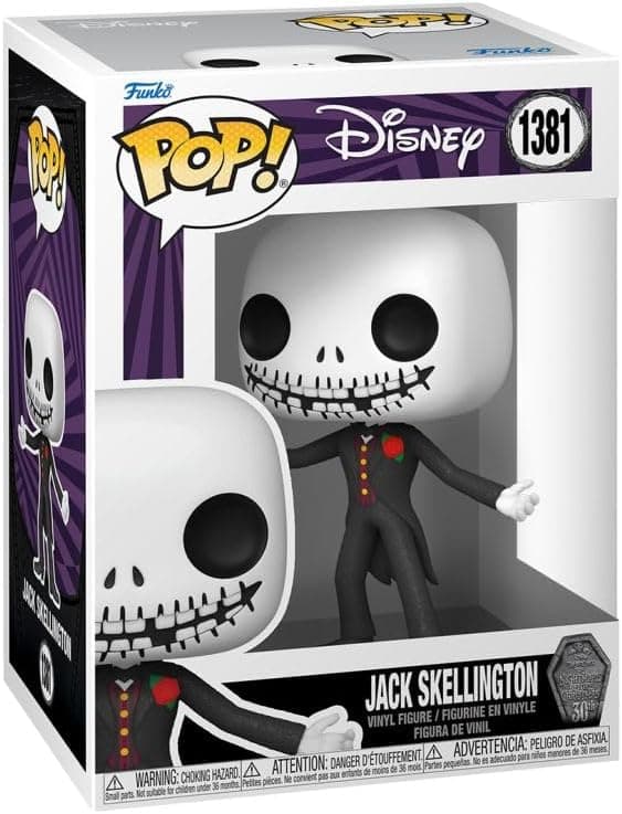 Funko Pop! Disney: The Night Before Christmas 30th - Formal Jack Skellington - The Nightmare Before Christmas - Figura de vinil colecionável