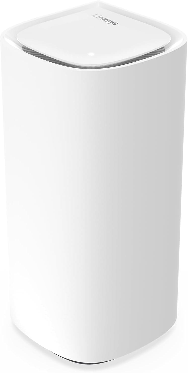 Linksys Velop Pro WiFi 6E Mesh System MX6201-KE Router Cognitive Mesh com banda de 6 GHz e 5,4 GB/s, cobertura para casas de até 275 m² e 200 dispositivos