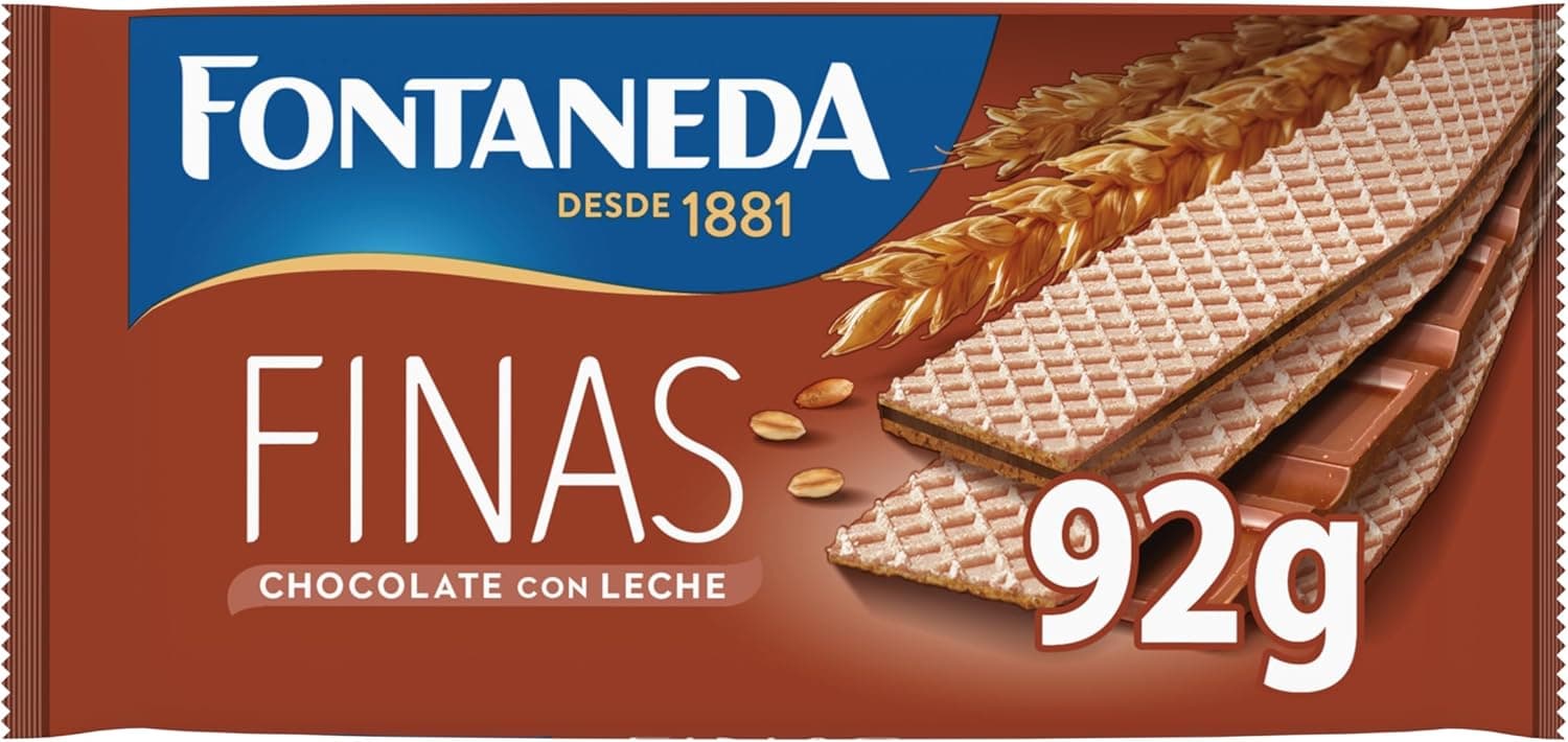 Fontaneda, Bolinhas recheadas de chocolate com leite, embalagem de 92 g