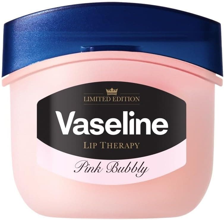 Vaseline Lip Therapy Pink Bubbly Bfagor labial nutritivo para uma hidratação ideal com uma cor rosa borbulhante, Pink Bubbly (1 unidade))