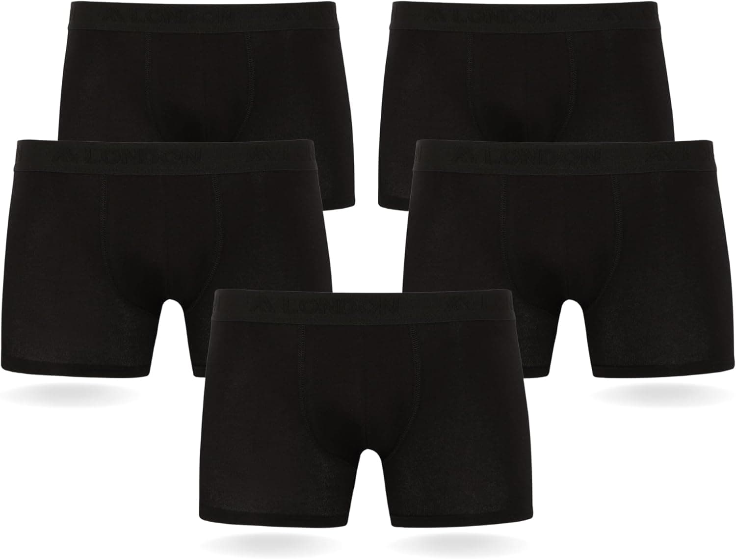 FM London Boxers para homem com tecnologia de proteção contra odores HyFresh, embalagem de 3
