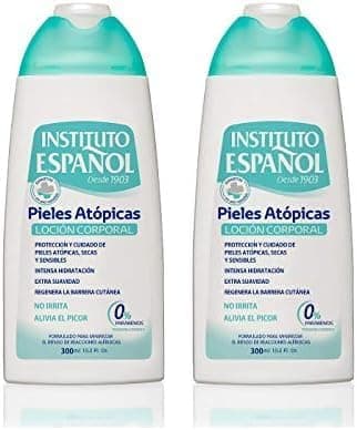 Instituto Español Loção corporal para pele atópica, hipoalergénica, 300 ml (embalagem de 2)