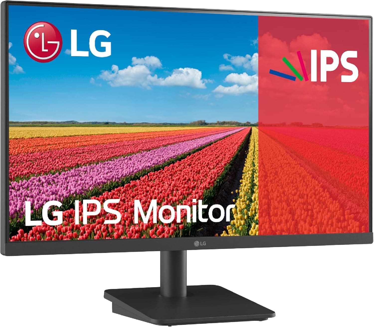 LG 24MS500-B Monitor Full HD, 24", ecrã IPS, (1920x1080), 16:9, 5 ms, 100 Hz, Black Stabilizer, modo de leitura, Flicker Safe, preto
