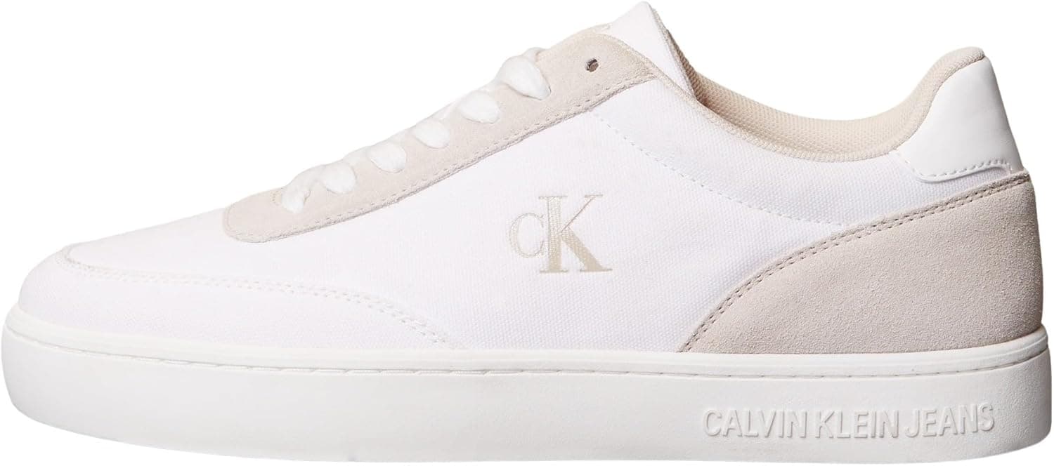 Calvin Klein Sneaker com sola clássica para homem Canvas Low Top
