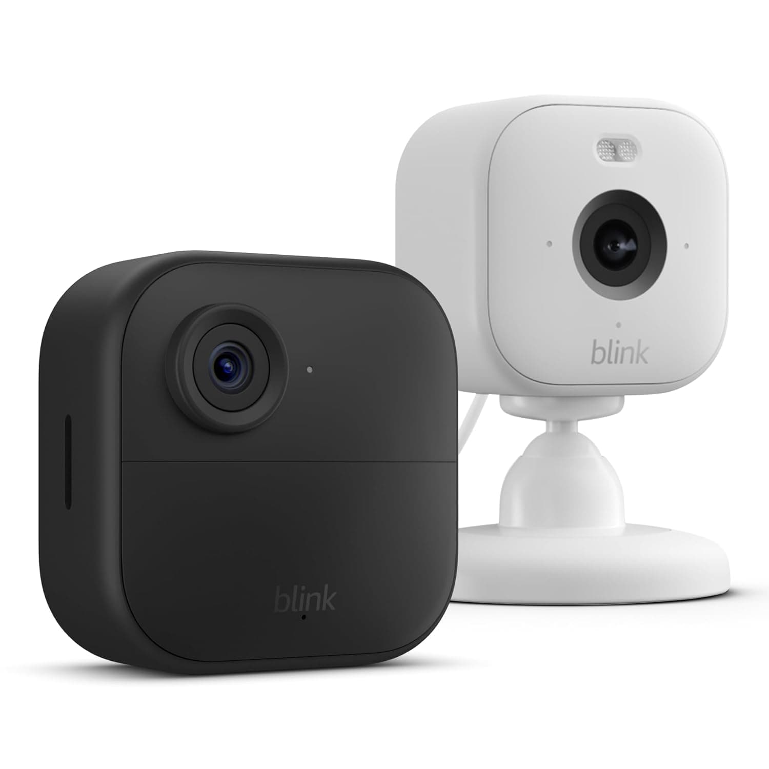 Blink Outdoor 4 + Blink Mini 2 kit de segurança doméstica HD sem fios (1 câmara outdoor com módulo Sync Core + câmara Mini 2 interior/exterior)