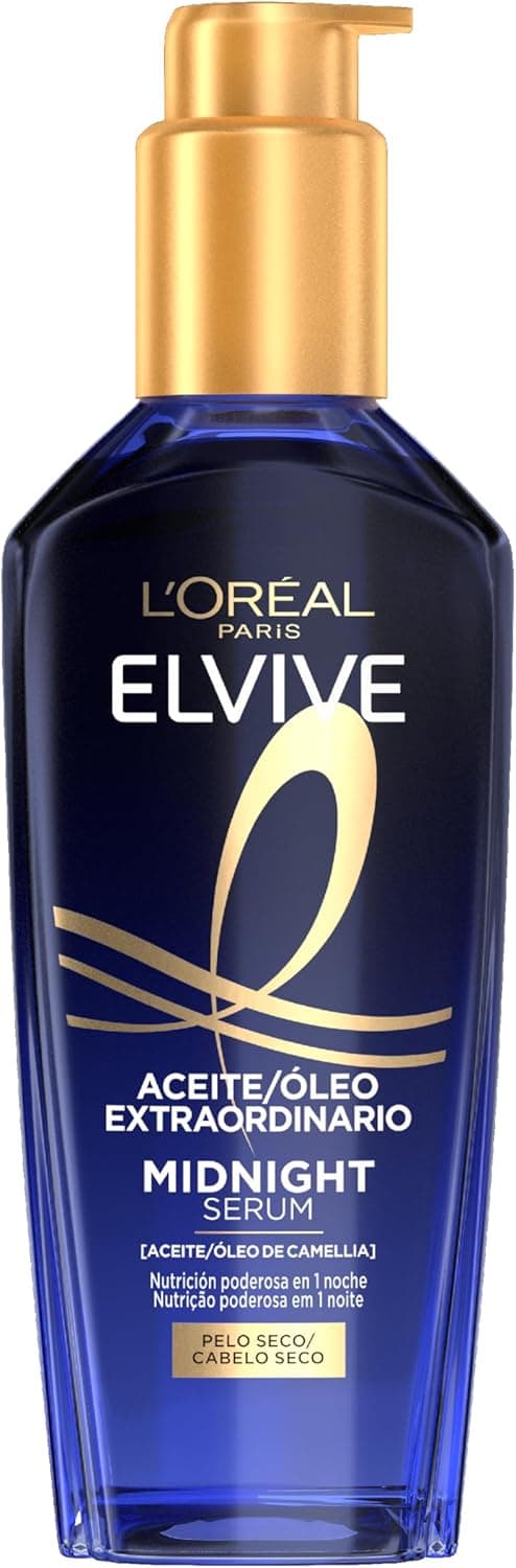 L'Oréal Paris Elvive Óleo extraordinário soro multiusos nutrição e brilho para cabelo seco, 100 ml