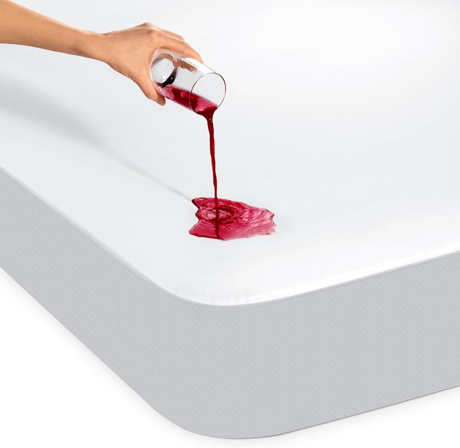 Dreamzie - Cobertura de colchão 90 x 190 cm, impermeável e resistente, protetor de colchão 90 x 190 cm, proteção ideal e respirável